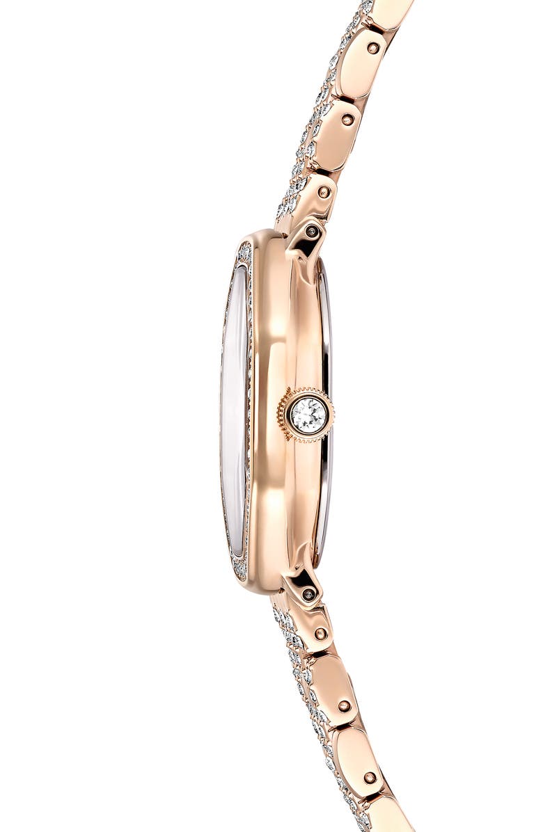 Swarovski Dextera Bracelet Watch, 32mm x 23mm, Alternate, color, Gold