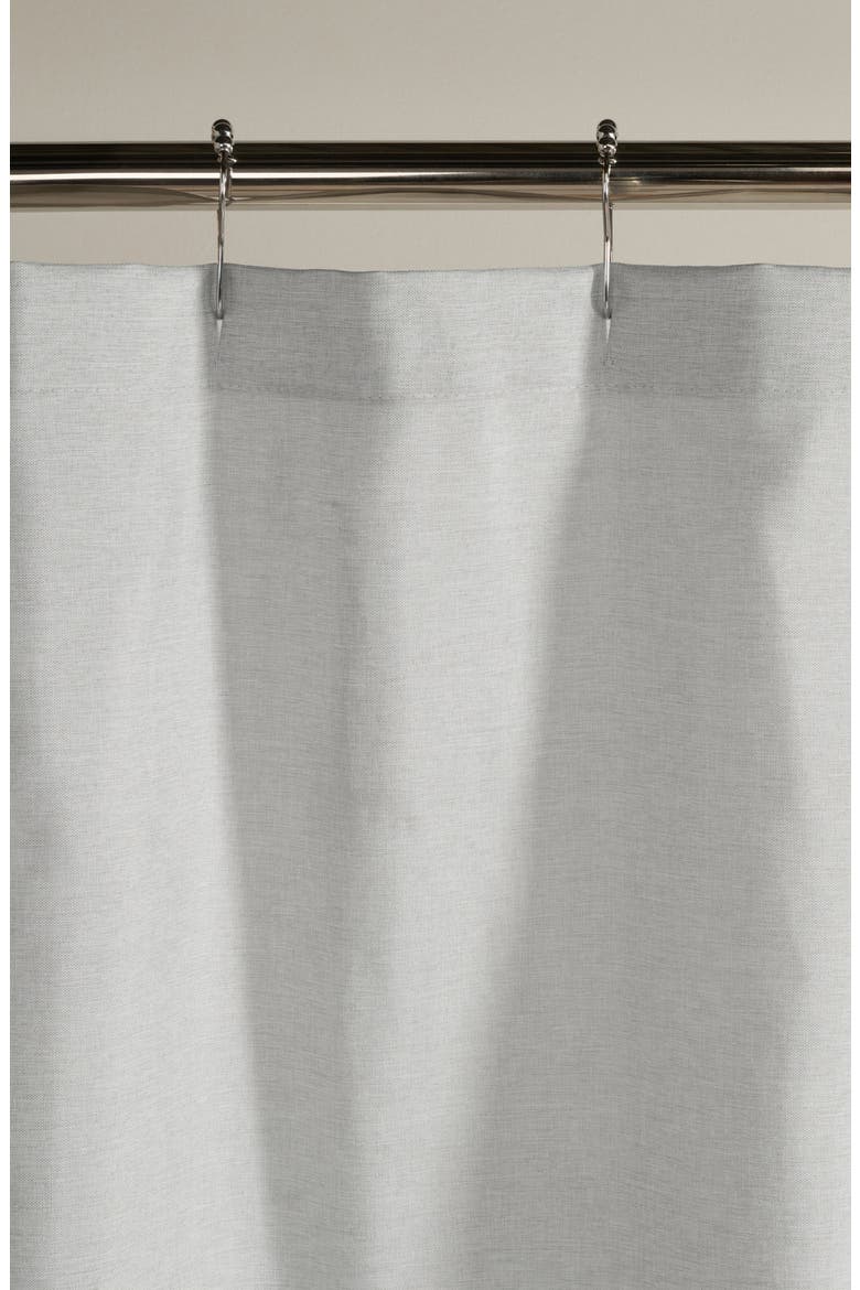 Mixed Stripe Shower Curtain, Alternate, color, PLACEMENT STRIPE LIGHT GRAY