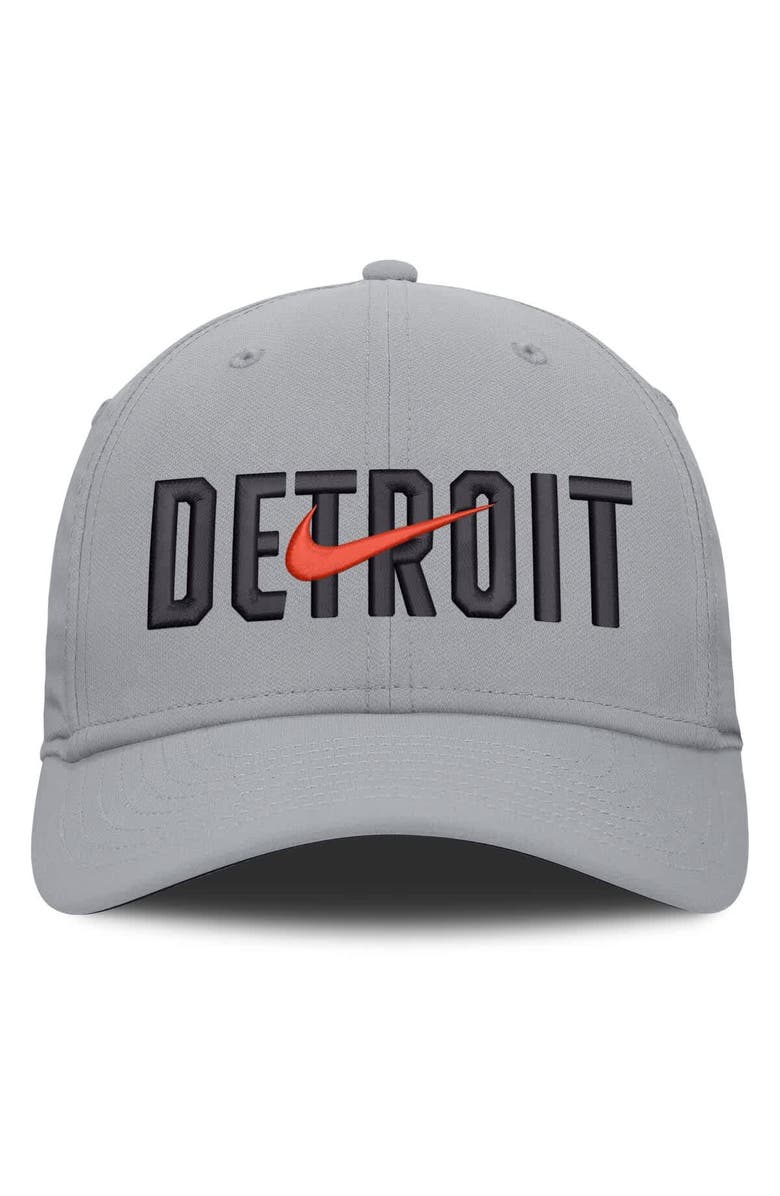 Nike Men's Nike  Gray Detroit Tigers Primetime Rise Dri-FIT Flex Hat, Alternate, color, Gray