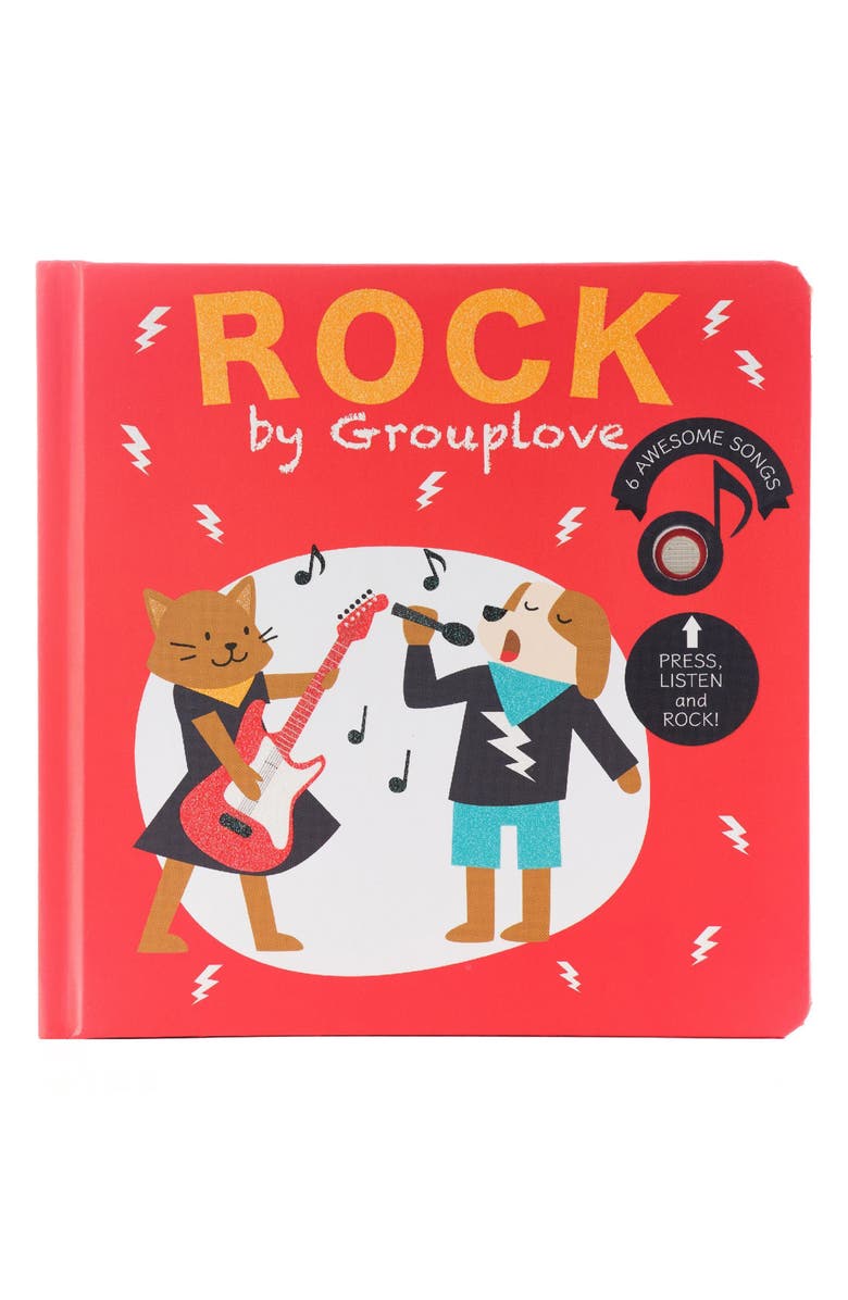 CALIS BOOKS 'Rock by Grouplove' Sing-Along Board Book, Main, color, Red