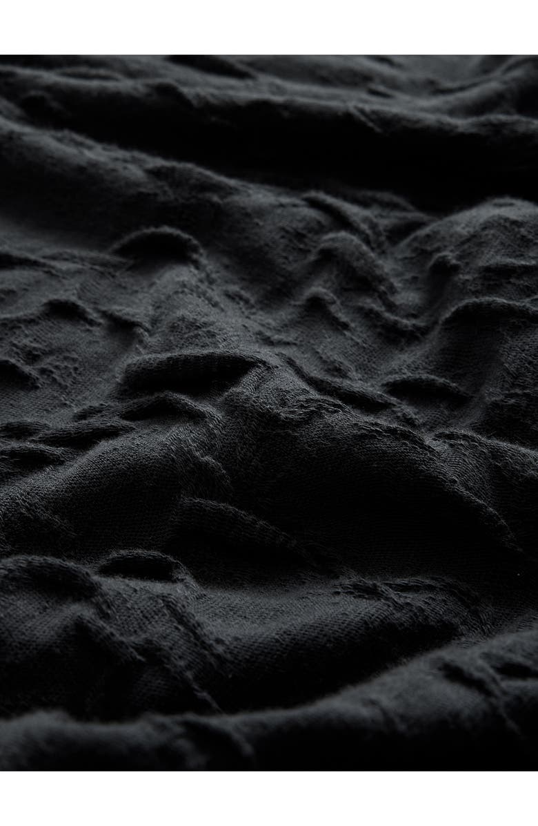 John Varvatos Cruzeiro Crinkle Texture Long Sleeve Cotton T-Shirt, Alternate, color,