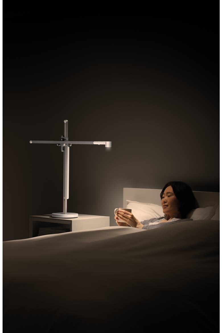 Lightcycle™ Task Light, Alternate, color, WHITE/ SILVER
