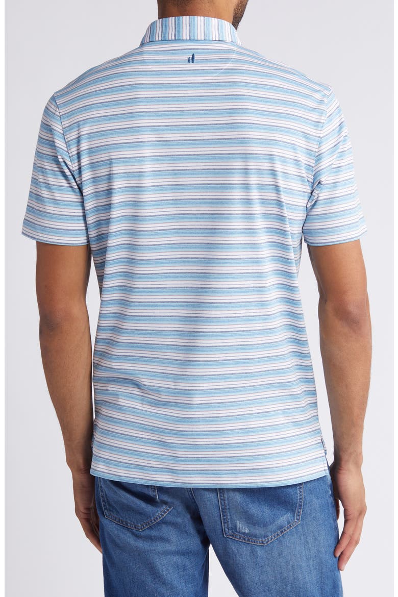 Tyson Stripe PREP-FORMANCE Polo, Alternate, color, TORNADO