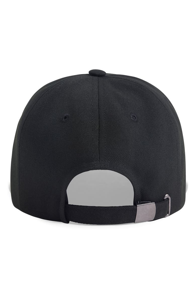 3D Logo Adjustable Ball Cap, Alternate, color, JET BLACK