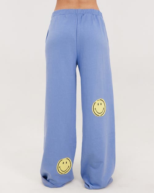 Samii Ryan Smiley Straight Leg Pants In Blue