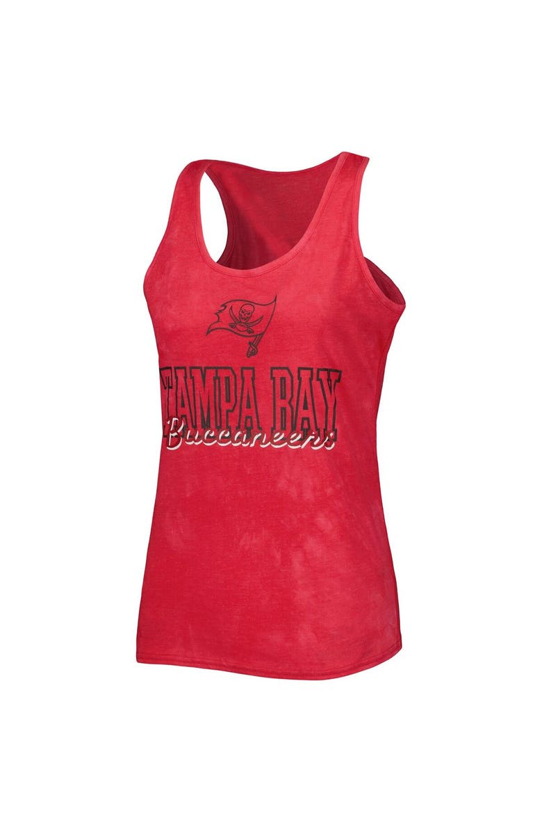 CONCEPTS SPORT Women's Concepts Sport Red Tampa Bay Buccaneers Billboard Scoop Neck Racerback Tank and Shorts Sleep Set, Alternate, color, Red