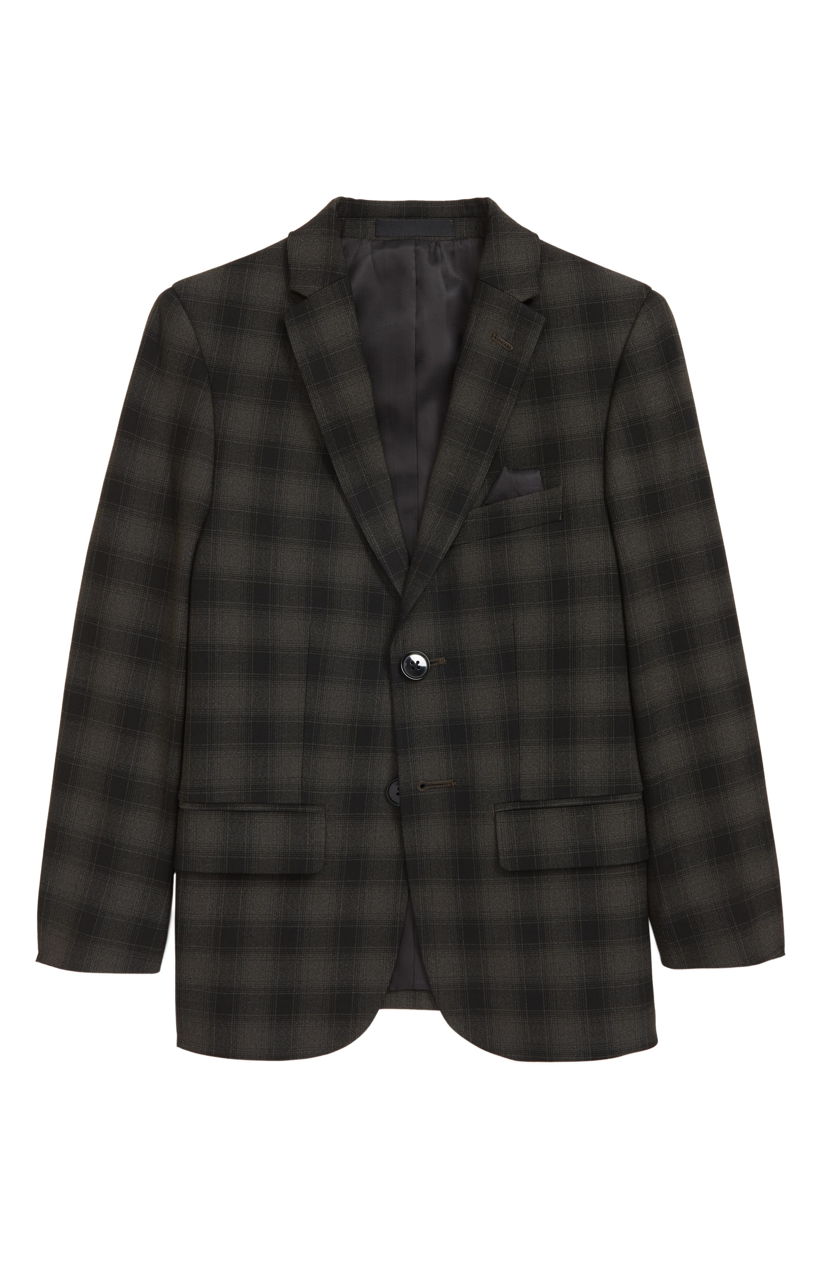 Kids' Shadow Plaid Sport Coat