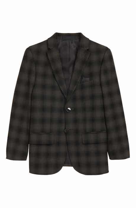Kids' Shadow Plaid Sport Coat