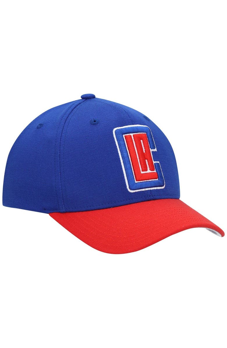 Mitchell & Ness Men's Mitchell & Ness Royal/Red LA Clippers Wool Two-Tone Redline Snapback Hat, Alternate, color, 