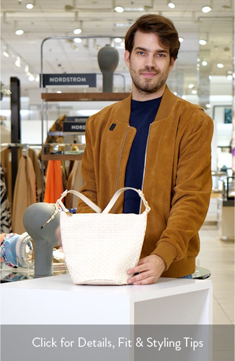 Petite Jeanne Woven Shoulder Bag, sales video thumbnail