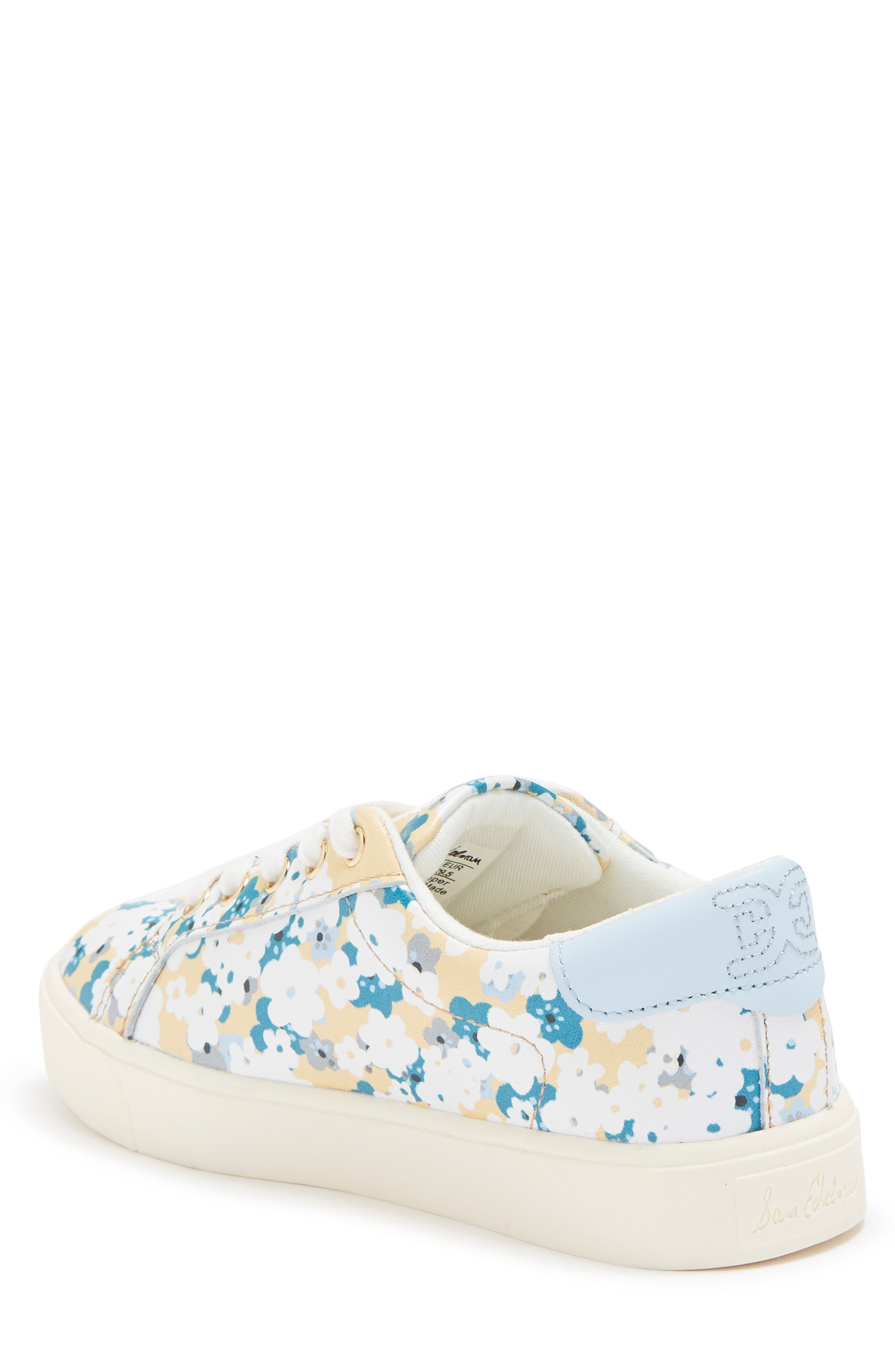 Sam Edelman Ethyl Floral Leather Sneaker, Alternate, color, 