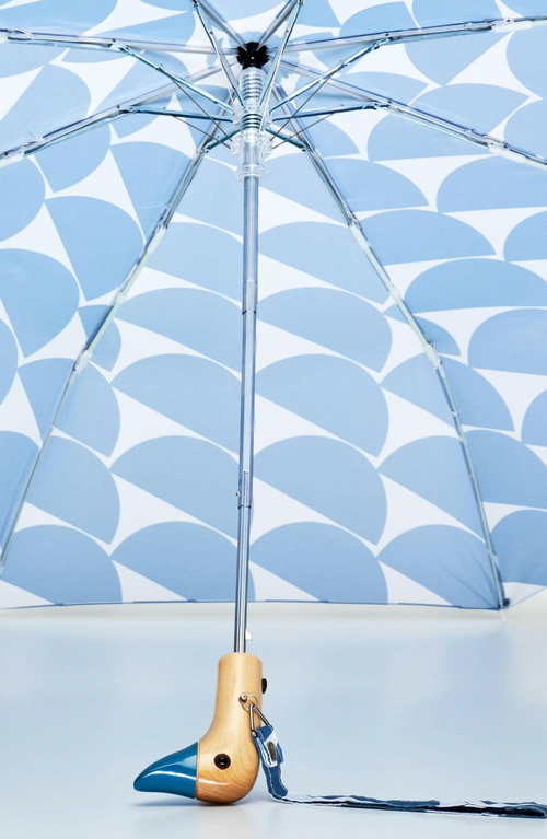 Original Duckhead Eco-friendly Compact Duck Umbrella In Blue