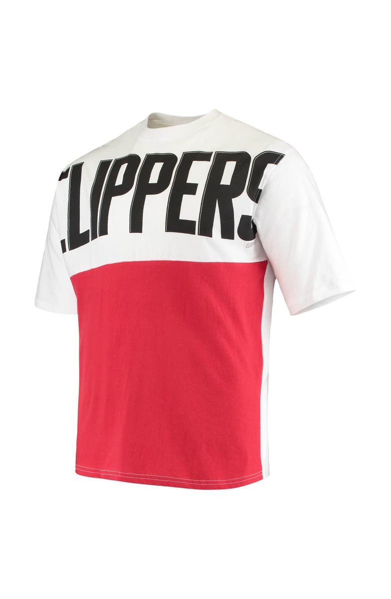 FANATICS Men's Fanatics Branded Kawhi Leonard White LA Clippers Yoke T-Shirt, Alternate, color, 