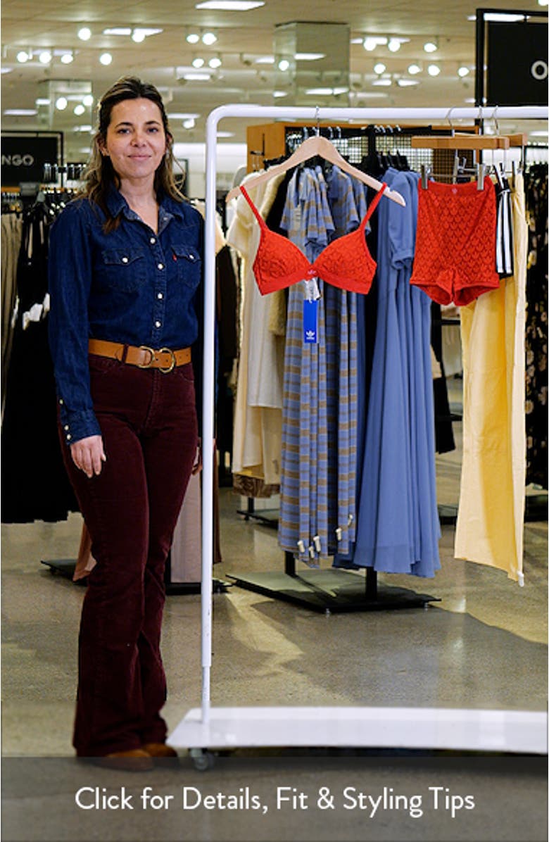 Microterrot Monogram Triangle Bralette, sales video thumbnail