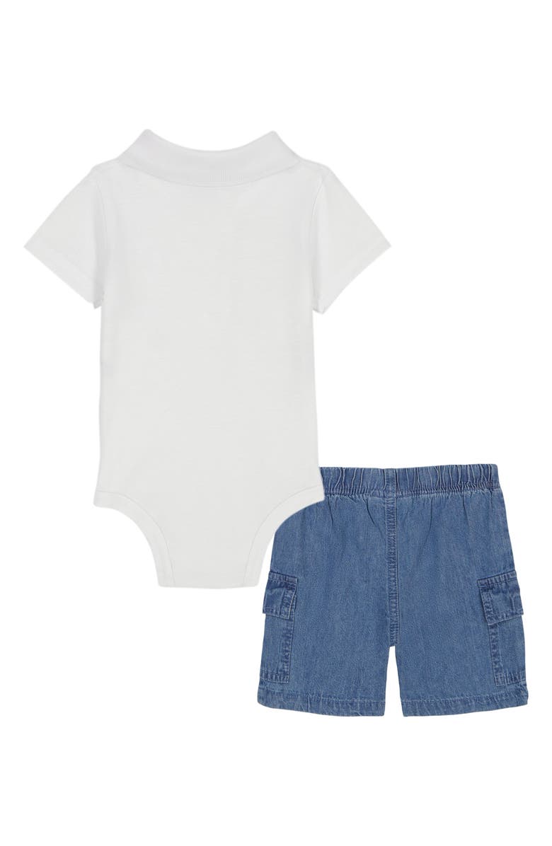 Tommy Hilfiger Polo Bodysuit & Shorts, Alternate, color, 