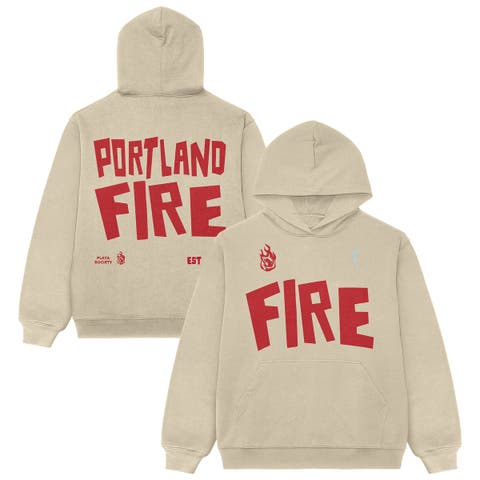 Unisex Playa Society  Oatmeal Portland Fire Established Hoodie