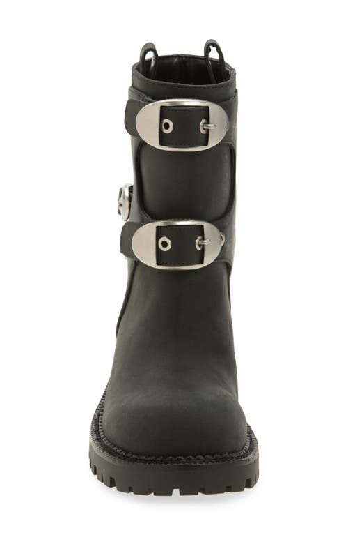 Marc Jacobs The Kiki Leather Moto Ankle Boots In Animal Print