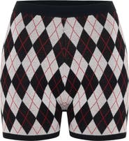 PCFG Daydreamers Argyle Knit Mini Short