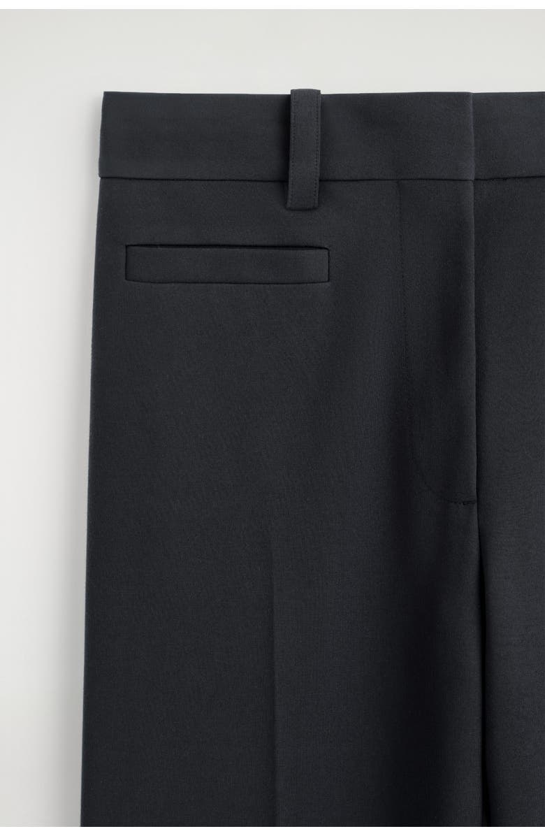 COS Milano Straight-Leg Pants, Alternate, color, Navy