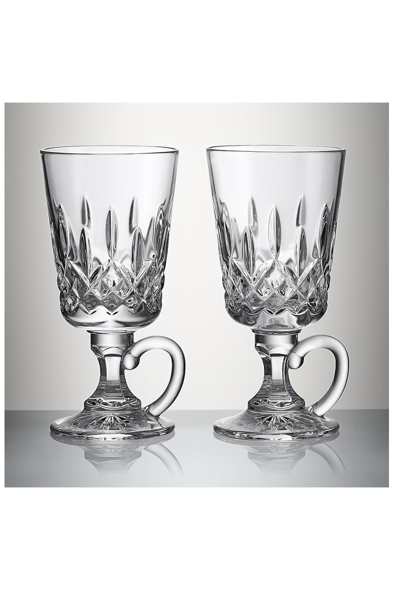 Lismore Set of 2 Irish Coffee Glasses, Alternate, color, NO COLOR