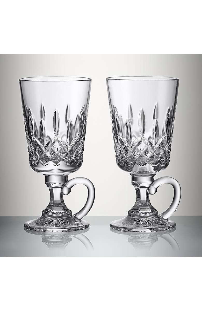 Waterford Lismore Set of 2 Irish Coffee Glasses, Alternate, color,