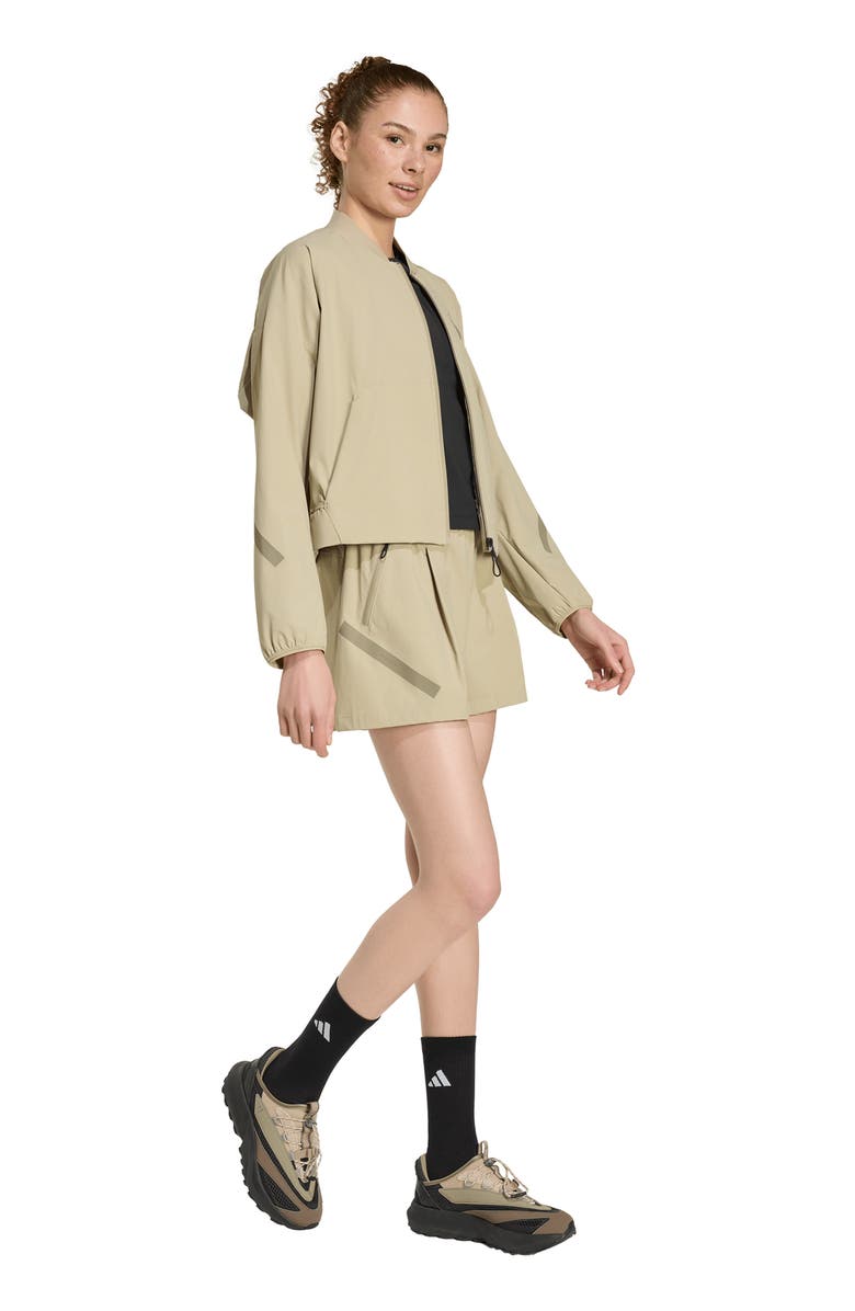 adidas Originals Z.N.E. Woven Stretch Nylon Shorts, Alternate, color, Wonder Cargo