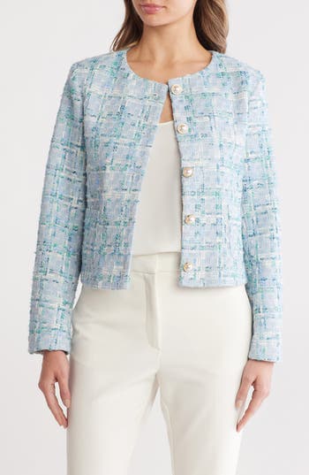 Nanette Lepore Bouclé Tweed Jacket