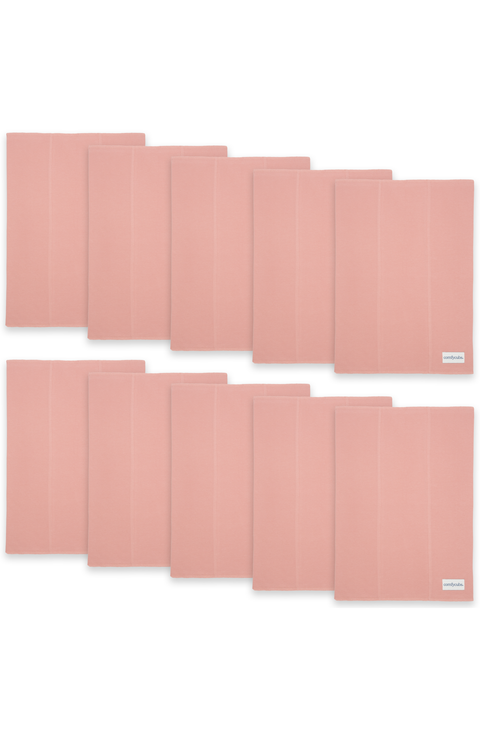 Cotton Burp Cloths - Pack of 10