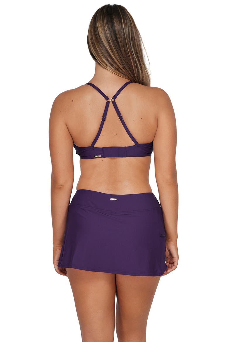 Kauai Keyhole Bikini Swimsuit Top - D Cup, Alternate, color, Paradise Plum