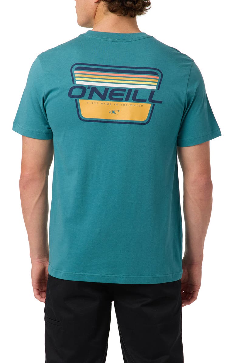 O'Neill Lineup Classic Cotton Graphic T-Shirt, Alternate, color, Hydro