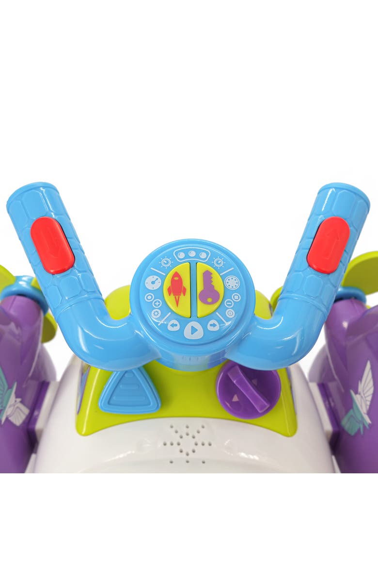 Animated Lights Activity Plane Buzz Lightyear Disney Ride-On Vehicle, Alternate, color, Multicolored