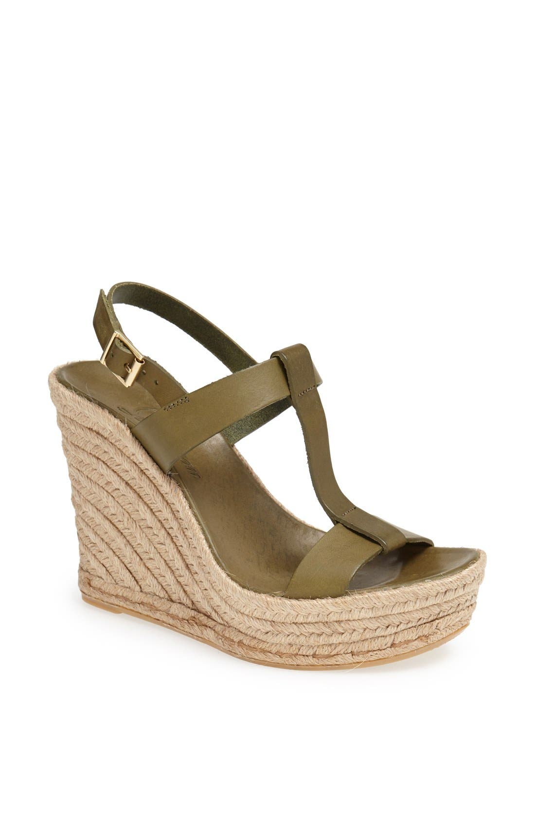 'Trish' Sandal, Main, color, SEAWEED VACHETTA