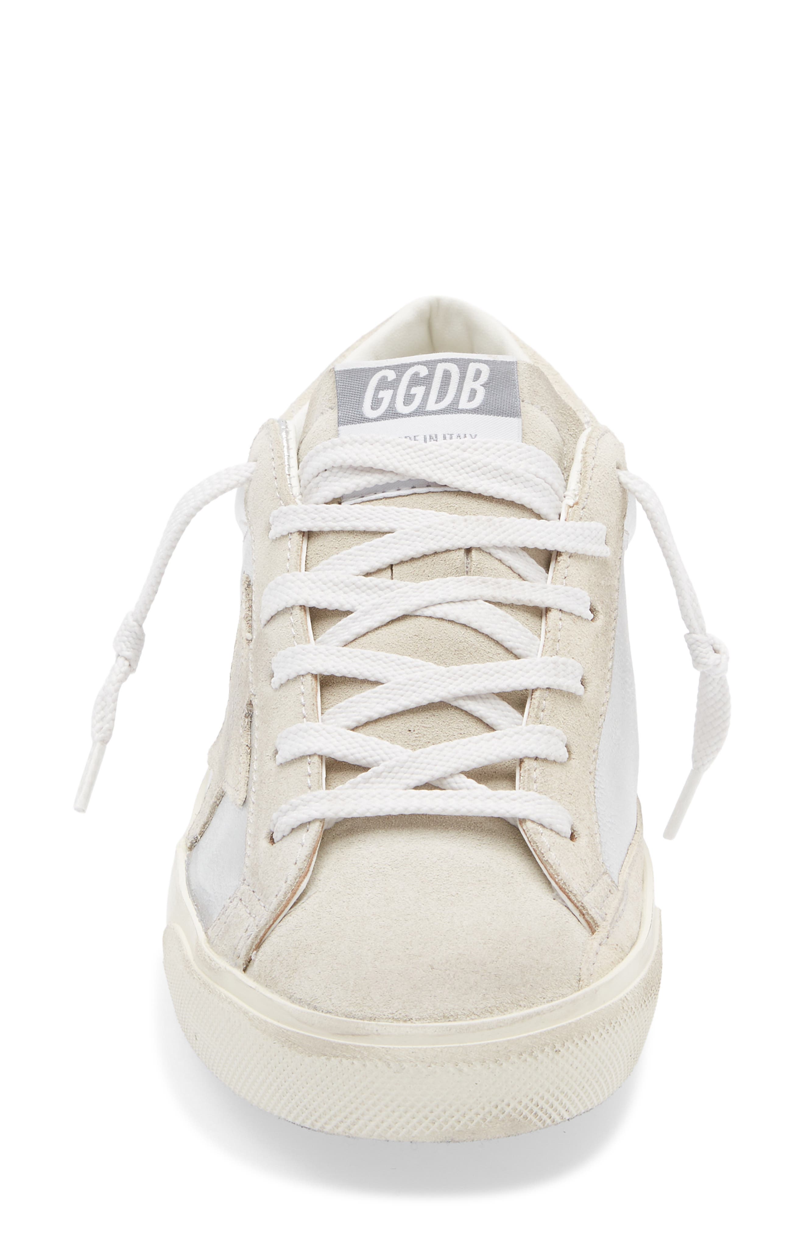 Golden Goose Super-Star Sneaker, Alternate, color, Silver/ Grey