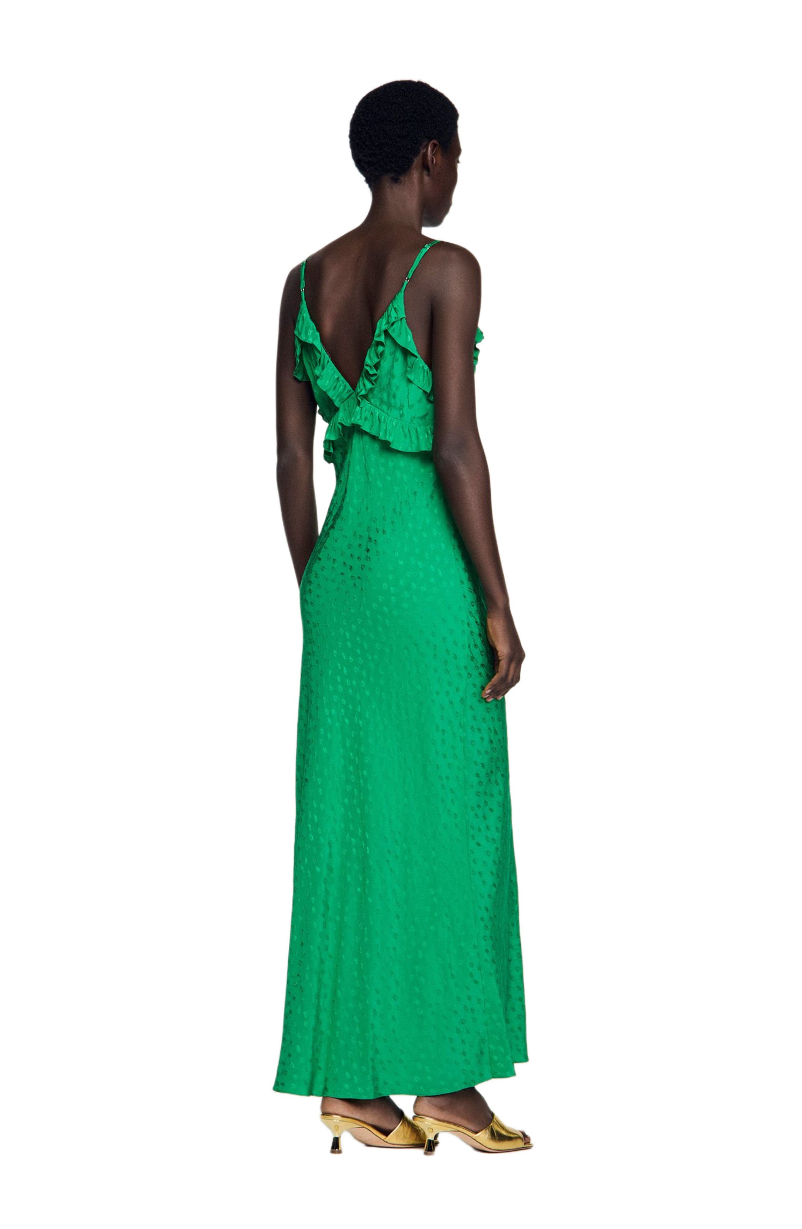 Maxi dress with straps - image 2