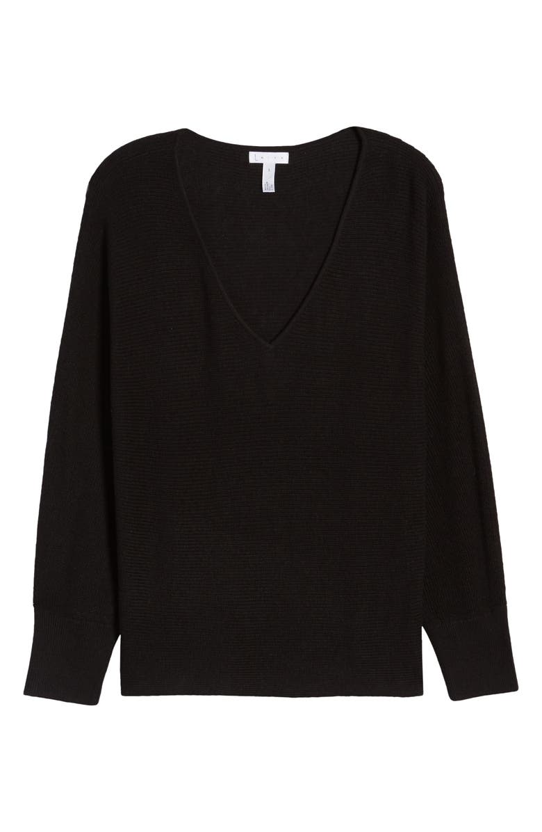 Leith Dolman Sleeve V-Neck Sweater, Alternate, color, 