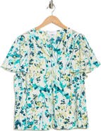 Renee C Flutter Sleeve Top