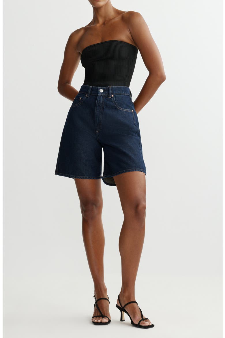 Taylor High Waist Denim Shorts, Alternate, color, NIGHT OUT