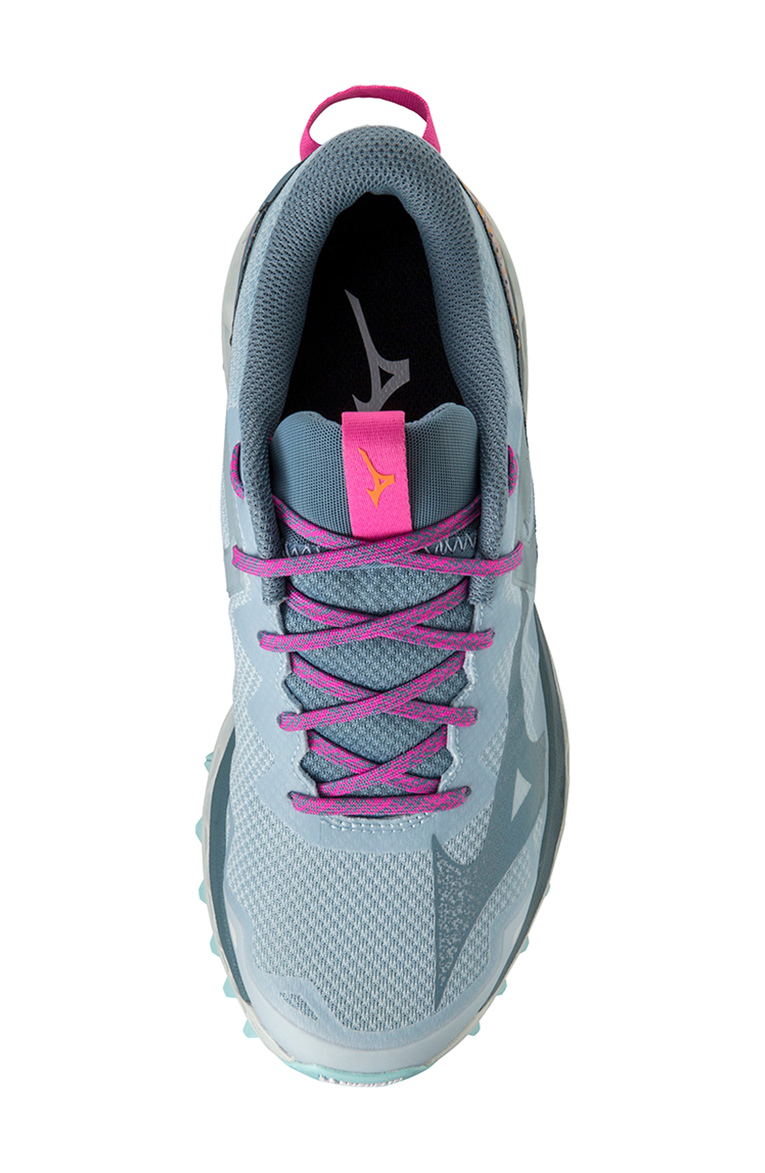 Mizuno Wave Mujin 9 Running Shoe, Alternate, color, Forget Me Not-Nimbus Cloud