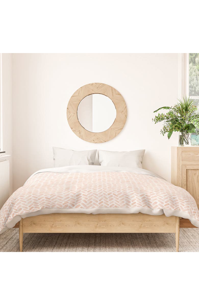 Deny Designs Lad Arcadia 3-Piece Duvet Set - Queen, Main, color, Pink