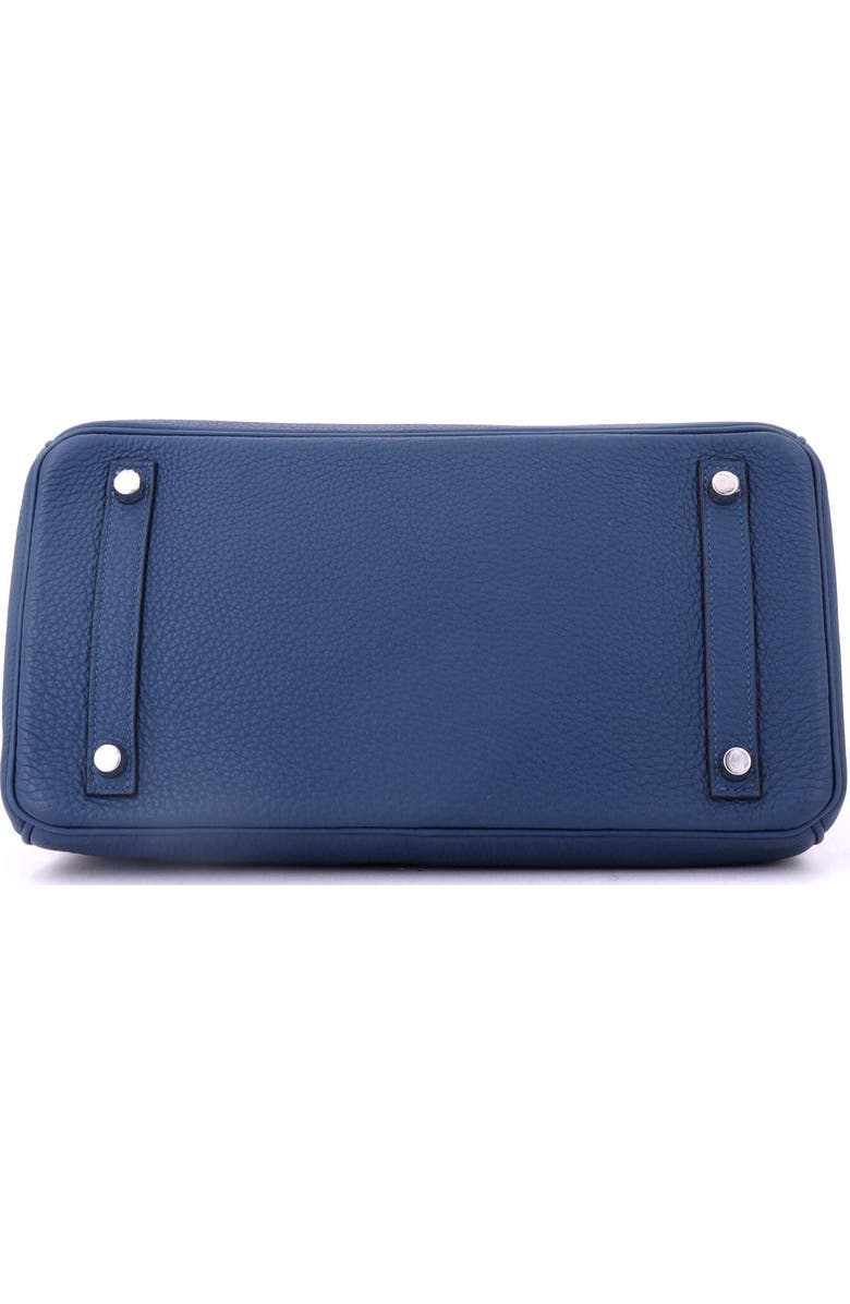 Pre-Owned Hermes Birkin Handbag Blue Togo with Palladium Hardware 30, Alternate, color,