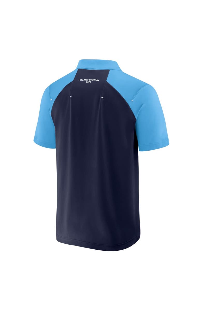 FANATICS Men's Fanatics Navy Milano Cortina 2026 Winter Olympics Tech Raglan Quarter-Zip Polo, Alternate, color, Navy