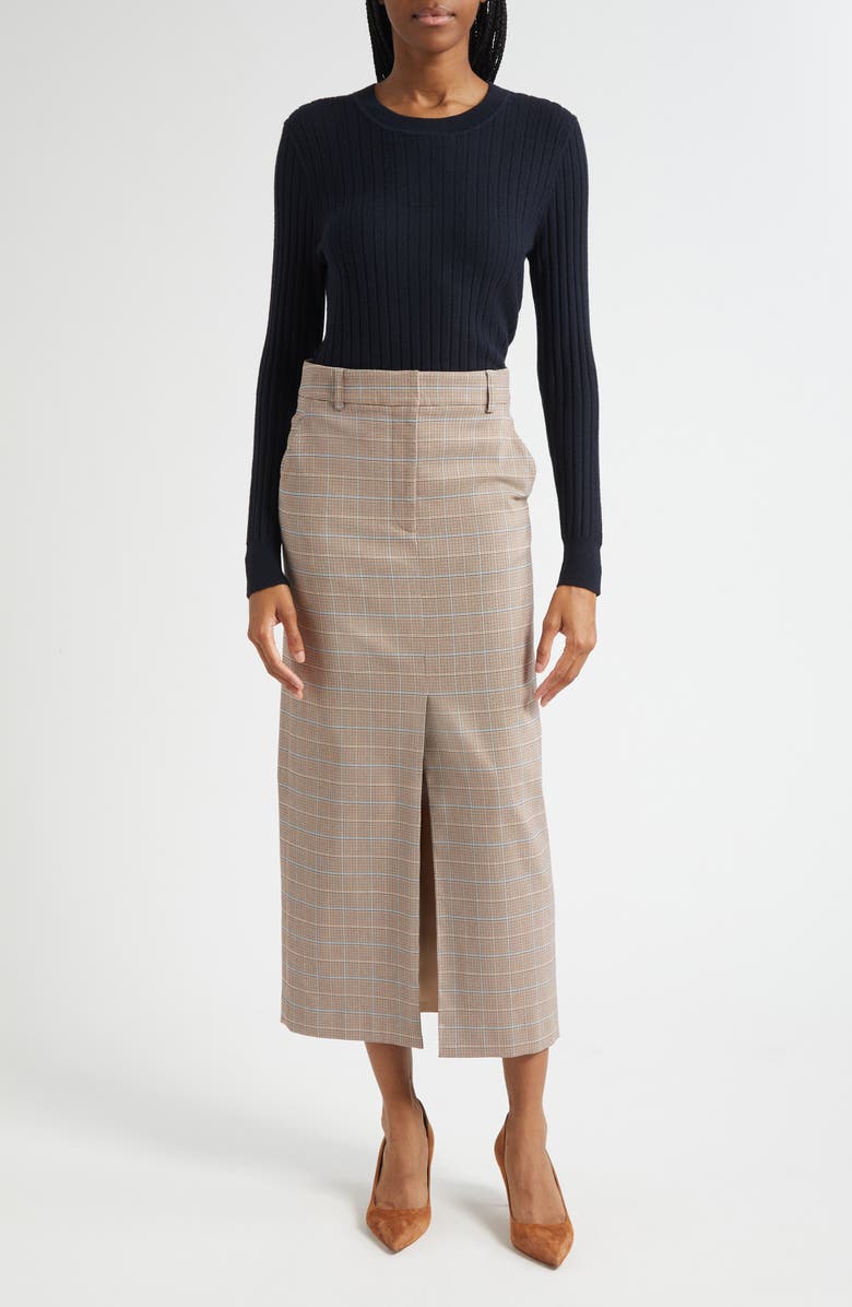 Veronica Beard Cheval Merino Wool Crewneck Sweater, Alternate, color,