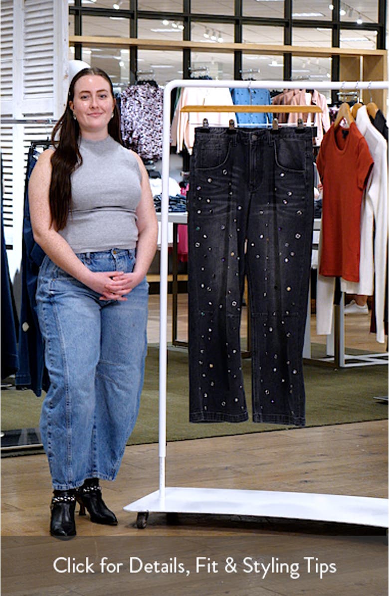 Trixa Jewel Studded Colossus Jeans, sales video thumbnail
