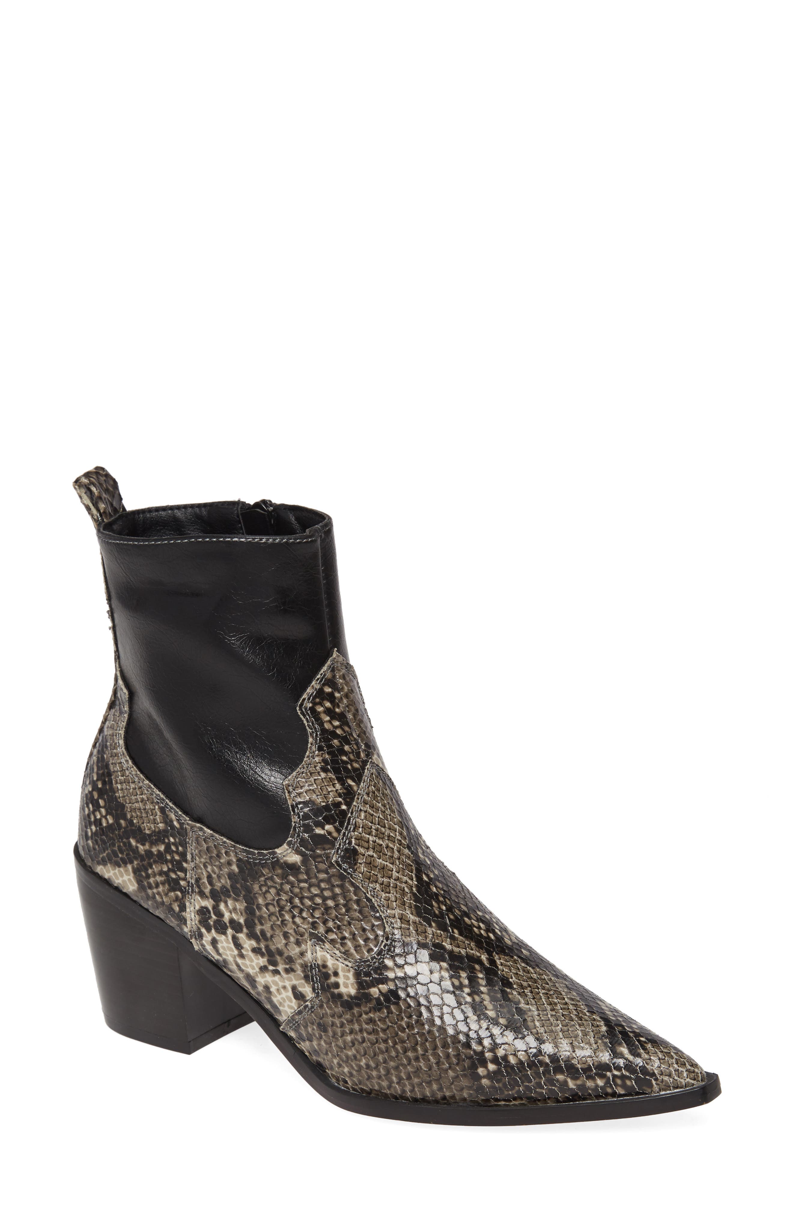 Topshop Bliss Western Boot, Main, color, 