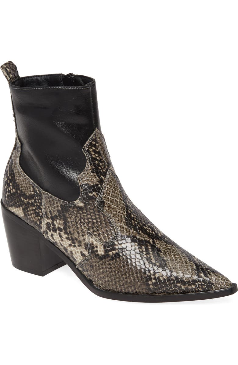 Topshop Bliss Western Boot, Main, color,