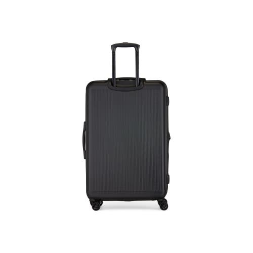 Bugatti Singapore Hardside Check-in Large Luggage With Expansion In Black