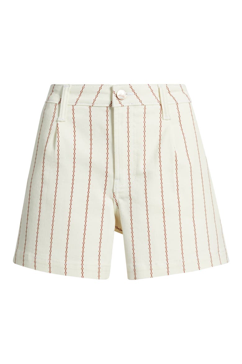 Front Pleat Trouser Shorts, Alternate, color, PEARL/ TAMARIND