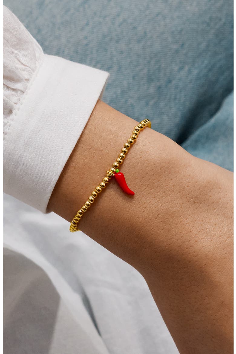A Little Vibes 'Spice Of Life' Bracelet, Alternate, color, Gold Plated
