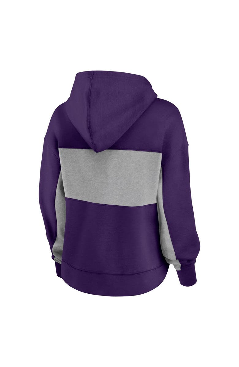 FANATICS Women's Fanatics Branded  Purple Baltimore Ravens Filled Stat Sheet Pullover Hoodie, Alternate, color, 