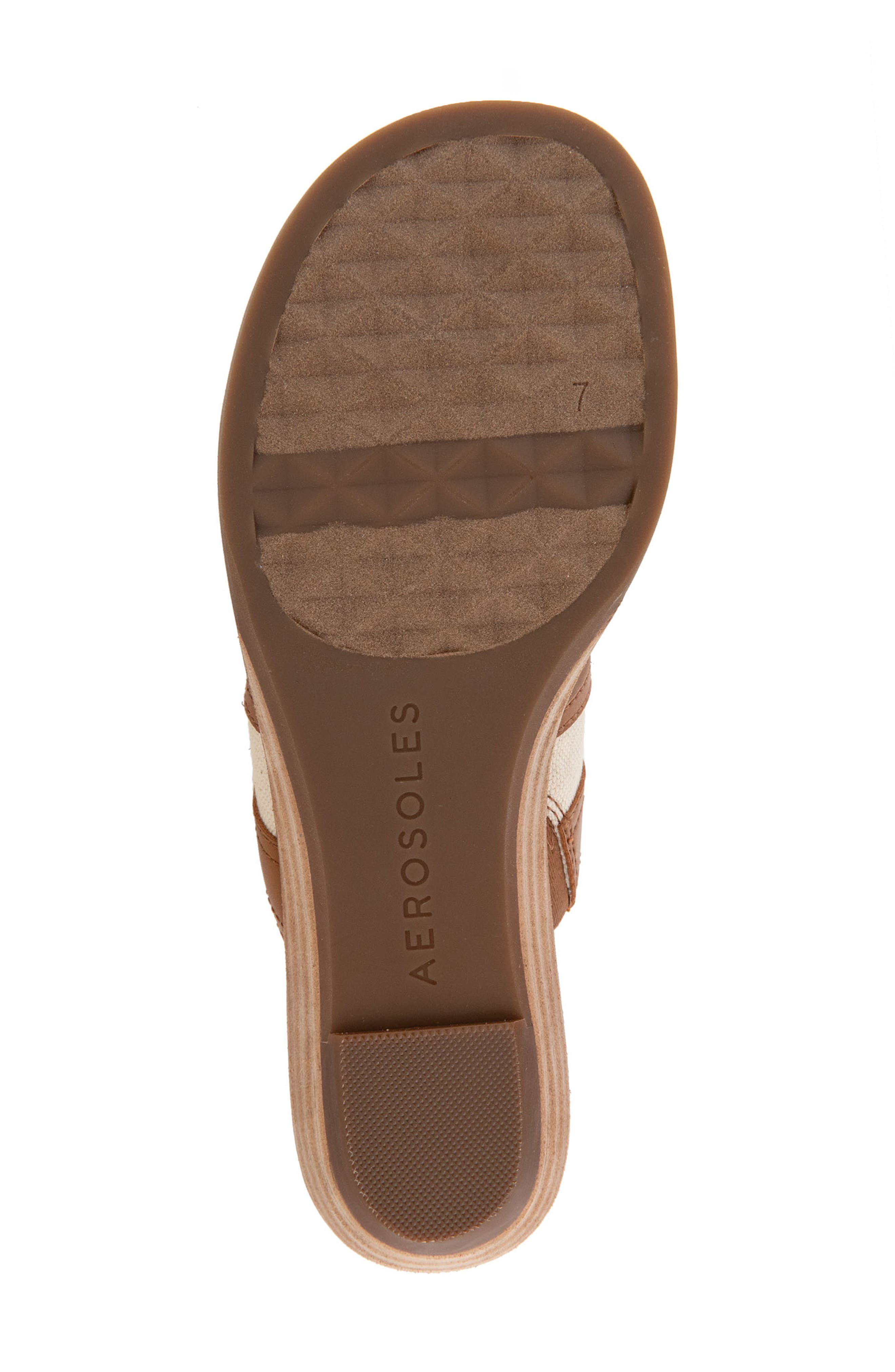 Aerosoles Gesa Thong Sandal, Alternate, color, Natural/ Tan Canvas